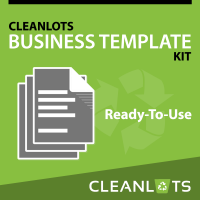 Templates to start your own CLEANLOTS business CLEANLOTS Business Template Kit